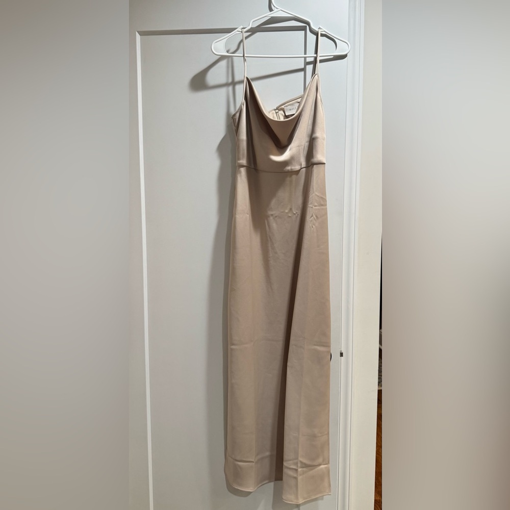 BHLDN Strapless Tan Dress